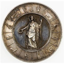 BRANDENBURG-PRUSSIA: AR medal (30.36g), ND (1878-1902). AU