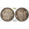 Image 1 : HESSE-DARMSTADT: Ernst Ludwig, 1892-1918, AR 2 mark, 1904. PCGS MS64