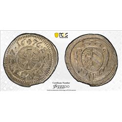 NUREMBERG: Free Imperial City, AR kreuzer, 1676. PCGS MS66