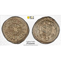 NUREMBERG: Free Imperial City, AR kreuzer, 1680. PCGS MS65