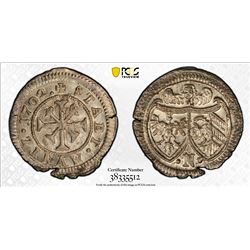 NUREMBERG: Free Imperial City, AR kreuzer, 1702. PCGS MS65