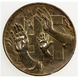 GERMANY: Weimar Republic, AR gilt medal (19.84g), 1932. VF-EF
