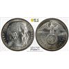 Image 1 : GERMANY: Third Reich, AR 5 mark, 1939-A. PCGS MS63