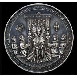 GREAT BRITAIN: AR medal (35.43g), ND [ca. 1880], Tamworth School, EF