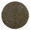 Image 1 : GREAT BRITAIN: franc token (7.32g), ND [ca. 1915], WWI British Expeditionary Forces, VF