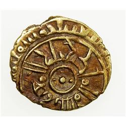 ITALY: SICILY: Roger II, 1105-1154, AV tari (0.86g) (Siqilliya), AH54x. VF