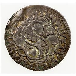 ITALY: SIENA: Republic, 1404-1555, AR parapagliola ( 1/2 grosso) (1.64g). VF