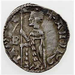 ITALY: VENICE: Andrea Contarini, 1368-1382, AR soldino, ND. VF-EF