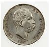 Image 1 : ITALY: Umberto I, 1878-1900, AR lira, 1887-M. UNC
