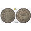Image 1 : ITALY: Umberto I, 1878-1900, 20 centesimi, 1894-KB. PCGS MS64