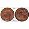 Image 1 : ITALY: Vittorio Emanuele III, 1900-1946, AE 10 centesimi, 1921. PCGS MS65