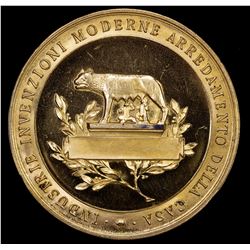 ITALY: Vittorio Emanuele III, 1900-1946, AE medal (44.12g), ND [1930]. UNC