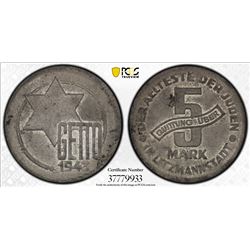 POLAND: Occupation, 5 mark, 1943. PCGS AU