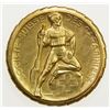 Image 1 : SWITZERLAND: gilt AR shooting medal (12.34g), ND [ca. 1930?], Société Suisse des Carabiniers, UNC