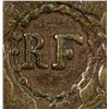 Image 3 : UNITED STATES: AE 3 sols, 9 deniers, ND [1793], "RF" countermark, Fine