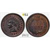 Image 1 : UNITED STATES: 1 cent, 1904, PCGS graded MS63 BR, Indian Head type.