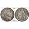 Image 1 : UNITED STATES: 10 cents, 1901, PCGS graded AU58, Barber type.