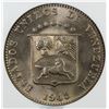 Image 1 : VENEZUELA: Republic, 12 1/2 centimos, 1945. NGC MS65