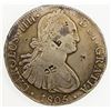 Image 1 : CHINA: CHOPMARKED COINS: MEXICO: Carlos IV, 1791-1808, AR 8 reales, 1805-Mo. F