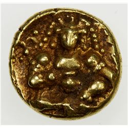 INDIA: CHITALDURG: Anonymous, 16th-18th century, AV pagoda (3.34g). VF