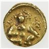 Image 1 : INDIA: VIJAYANAGAR: Krishnadevaraya, 1509-1529, AV 1/2 pagoda (1.67g). VF-EF
