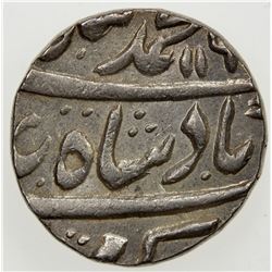 MUGHAL: Muhammad Shah, 1719-1748, AR rupee (11.38g), Muhammadabad Banaras, year 30. AU
