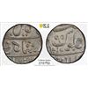 Image 1 : MARATHA CONFEDERACY: AR rupee, Poone, FE1239 (1829). PCGS MS62