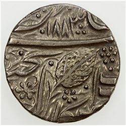 SIKH EMPIRE: AR nanakshahi rupee (11.08g), Amritsar, VS1883. EF