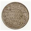Image 2 : BRITISH INDIA: Victoria, Empress, 1876-1901, AR 1/2 rupee, 1884(b). EF