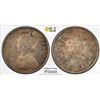 Image 1 : BRITISH INDIA: Victoria, Empress, 1876-1901, AR 1/2 rupee, 1899-B. PCGS MS63