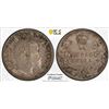 Image 1 : BRITISH INDIA: Edward VII, 1901-1910, AR 1/4 rupee, 1907(c). PCGS MS63