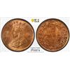 Image 1 : BRITISH INDIA: George V, 1910-1936, AE 1/12 anna, 1923(b). PCGS MS67