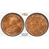 Image 1 : BRITISH INDIA: George V, 1910-1936, AE 1/12 anna, 1924(b). PCGS MS67