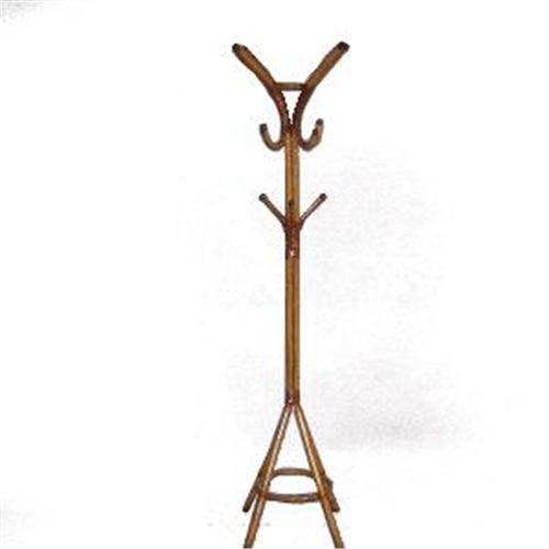 Vintage Rattan Coat Rack Mid Century Modern 1164123