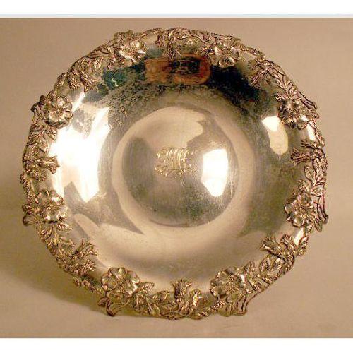 A Tiffany Co Sterling Silver Cake Stand