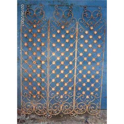 Wrought Iron Room Divider Screen Paravan 1806834