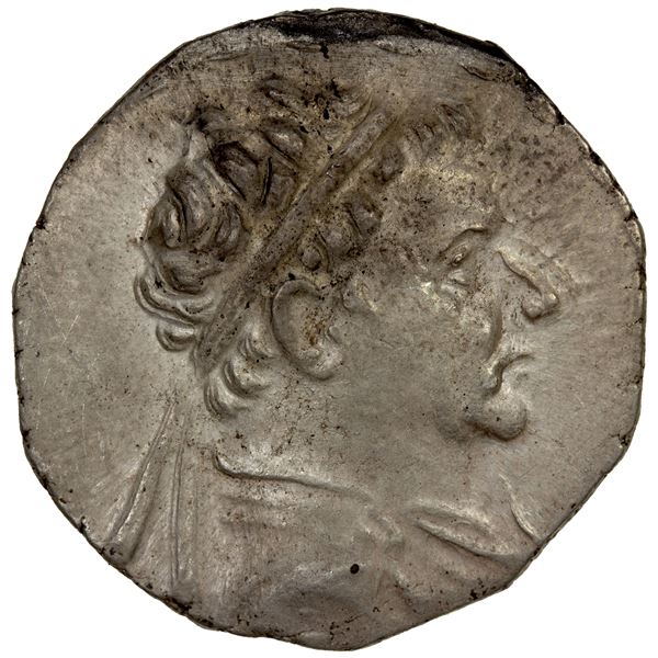 BACTRIA: Heliokles I Dikaios, ca. 145-130 BC, AR tetradrachm (16.79g), VF