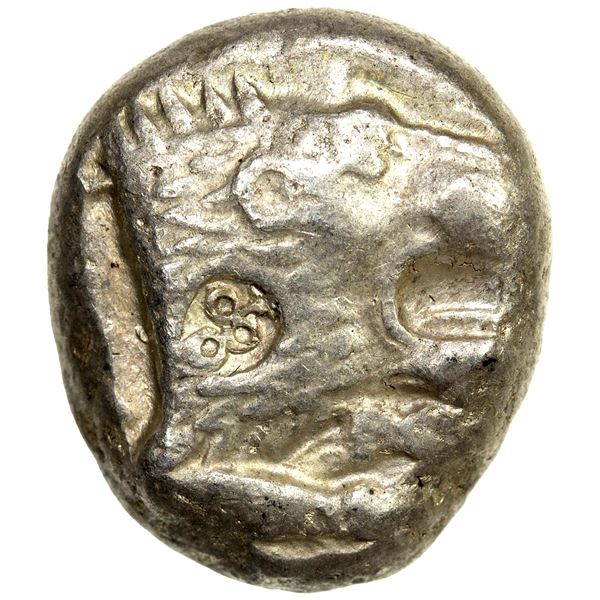 CARIA: Mylasa, AR stater (10.91g), ca. 520-490 BC, VF