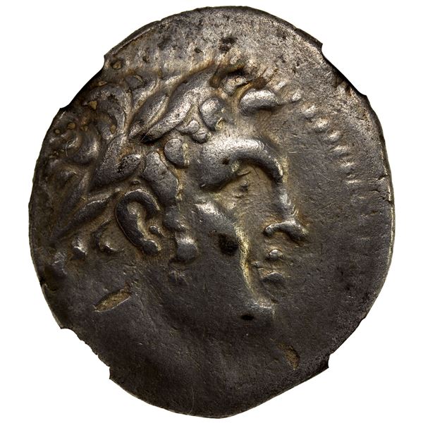 PHOENICIA: AR shekel, CY 73 (54/3 BC), NGC graded choice VF