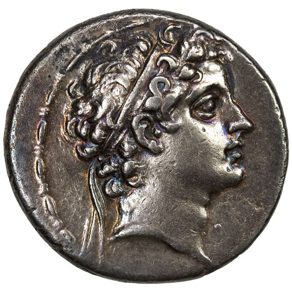 SELEUKID KINGDOM: Antiochos V Eupator, 164-162 BC, AR tetradrachm (16.71g), Antioch on the Orontes, 