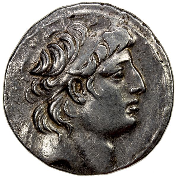 SELEUKID KINGDOM: Antiochos VIII Epiphanes (Grypos), 121-96 BC, AR tetradrachm (16.47g), Damascus, S