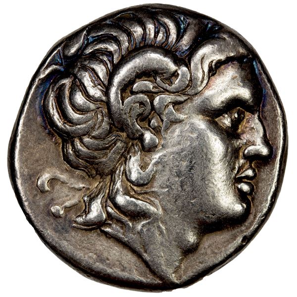 THRACIAN KINGDOM: Lysimachos, 305-281 BC, AR tetradrachm (17.01g), Uncertain Mint (Pella?), VF