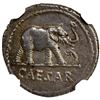 Image 1 : ROMAN IMPERATORIAL PERIOD: Julius Caesar, AR denarius (3.88g), travelling military mint, 49 BC, NGC 