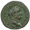 Image 1 : ROMAN EMPIRE: Vespasian, 69-79 AD, AE as (10.11g), Rome, 71 AD, VF to EF