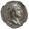 Image 1 : ROMAN EMPIRE: Hadrian, 117-138 AD, AR denarius (3.24g), Rome, 136 AD, NGC graded About Unc