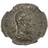 Image 1 : ROMAN EMPIRE: Macrinus, 217-218 AD, AR denarius (2.97g), Rome, NGC graded About Unc