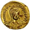 Image 1 : BYZANTINE EMPIRE: Anastasius I, 491-518, AV solidus (4.34g), Constantinople, VF to EF