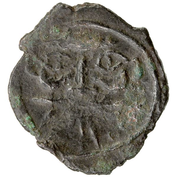 HUNNIC: Sri Shahi, probably 6th century, AE unit (0.59g), VF to EF