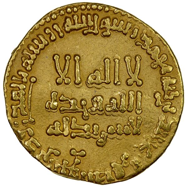 ABBASID: al-Hadi, 785-786, AV dinar (4.04g), NM, AH170, VF to EF