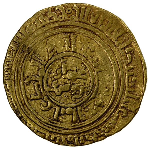 AYYUBID: 'Uthman, 1193-1198, AV dinar (4.56g), al-Iskandariya, AH592, Fine to VF